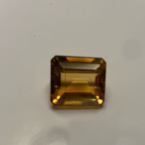 Approximately 10.7 x 11.86 mm Citrine Gemstone